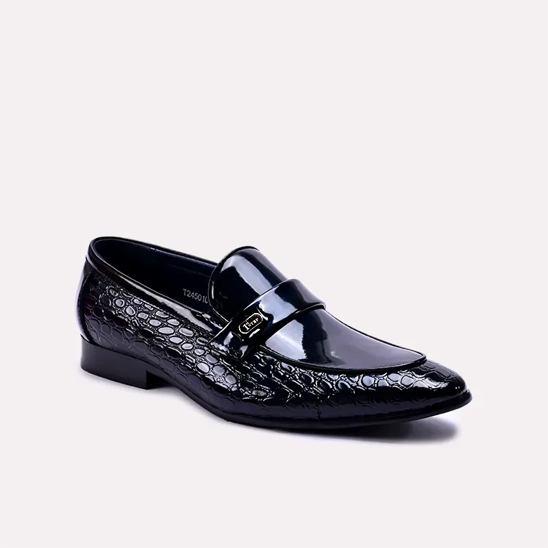 Odor Resistant Quentin Black Formal Slip On Shoes 0111067