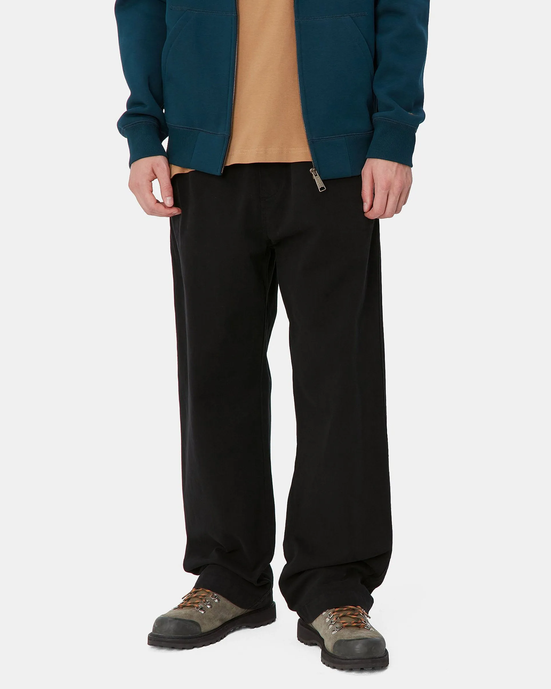 Carhartt WIP Floyde Pant Relaxed Fit Mens Trousers - Black Holiday Vibes Date Night Lightweight