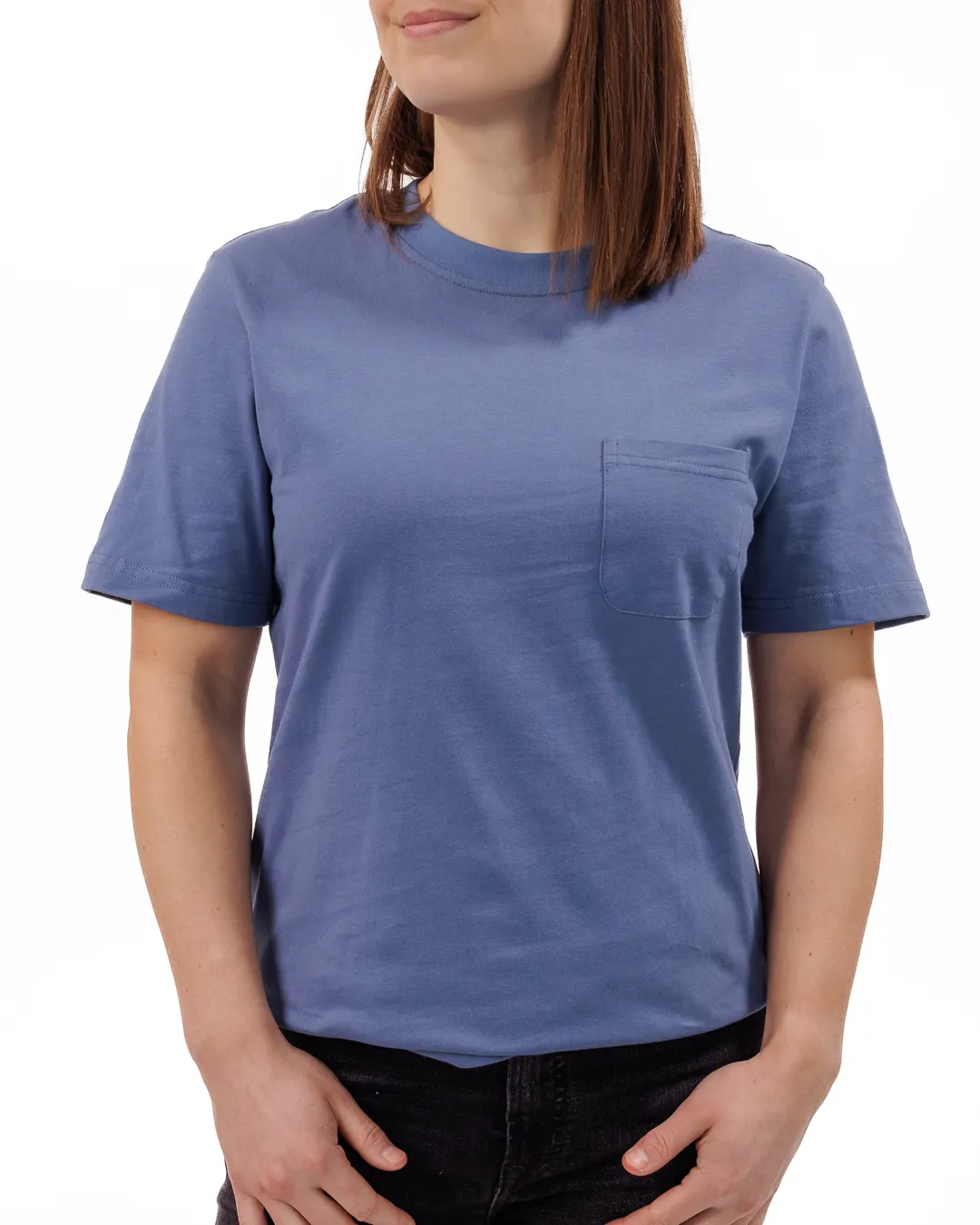 Steel Blue T-Shirt Stain Resistant Urban Trend