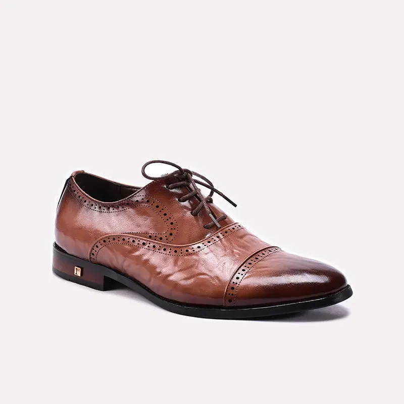Brown Formal Shoes 0111370 Everyday Setting Union Fit