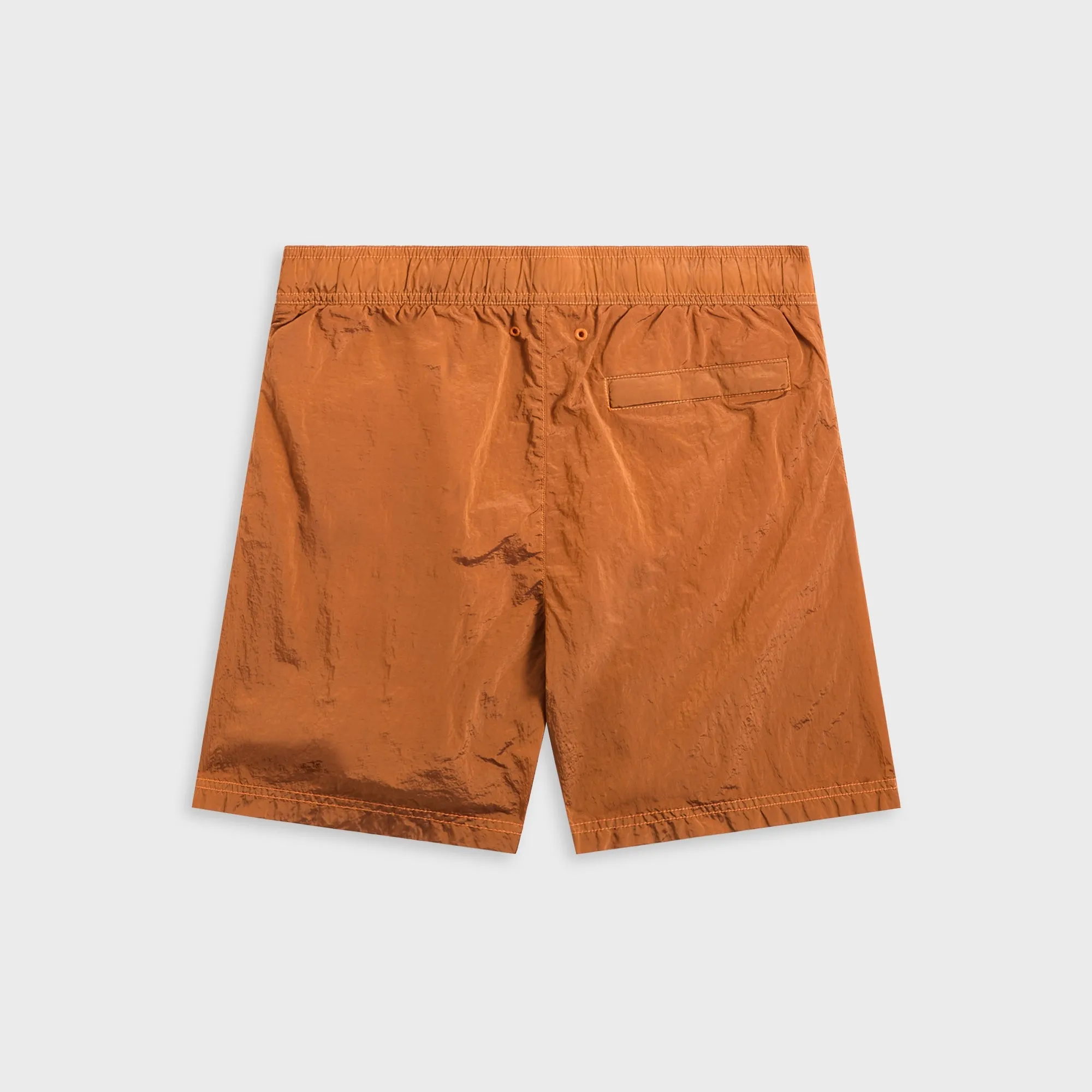 Stone Island Nylon Metal Swim Short - Arancio Layered Look Stain Resistant Treatment