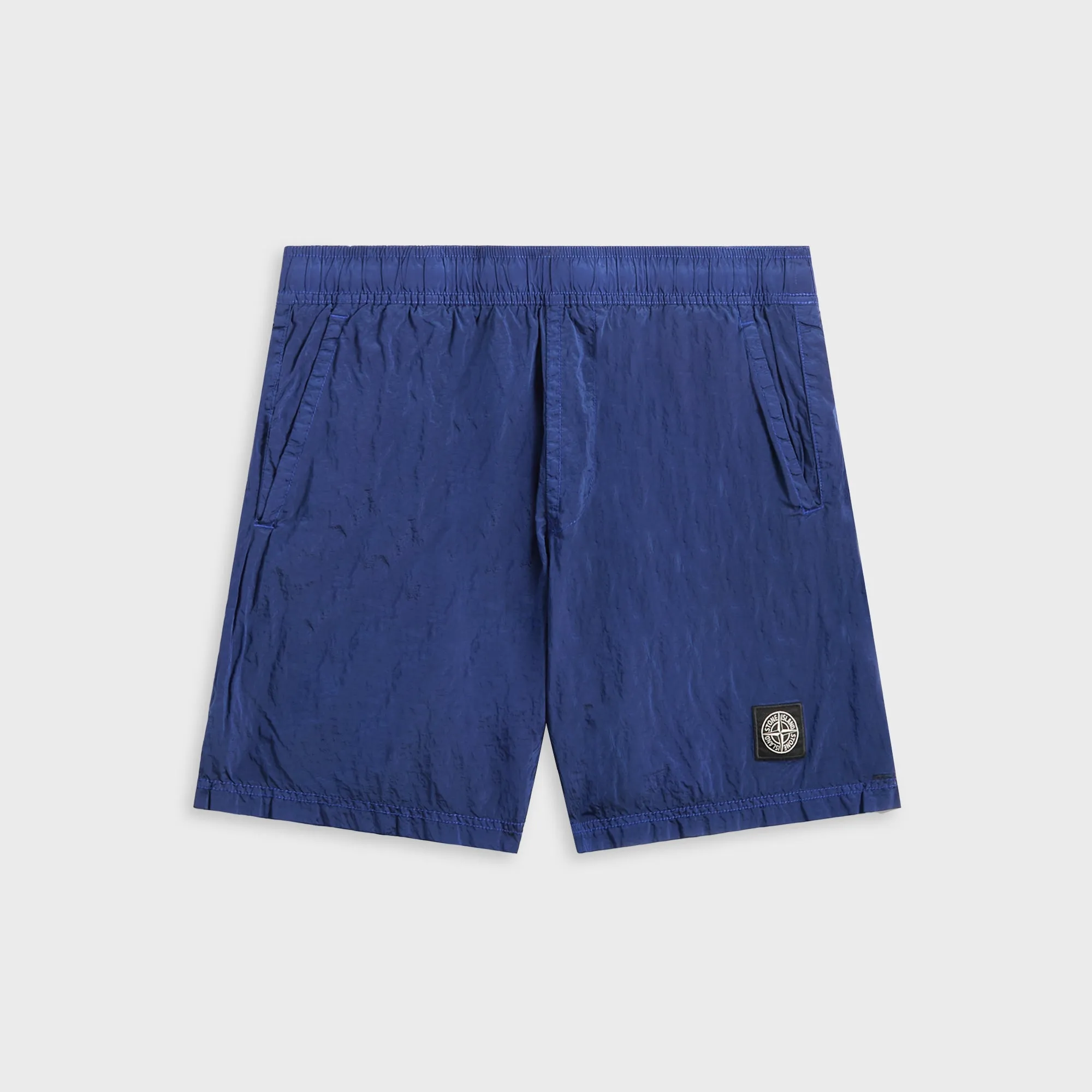 Stone Island Nylon Metal Swim Short - Bright Blue High Rise Waist