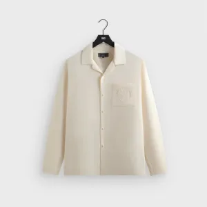 Kith Adonis Camp Collar Shirt - Sandrift Layered construction Moisture Wicking Finish