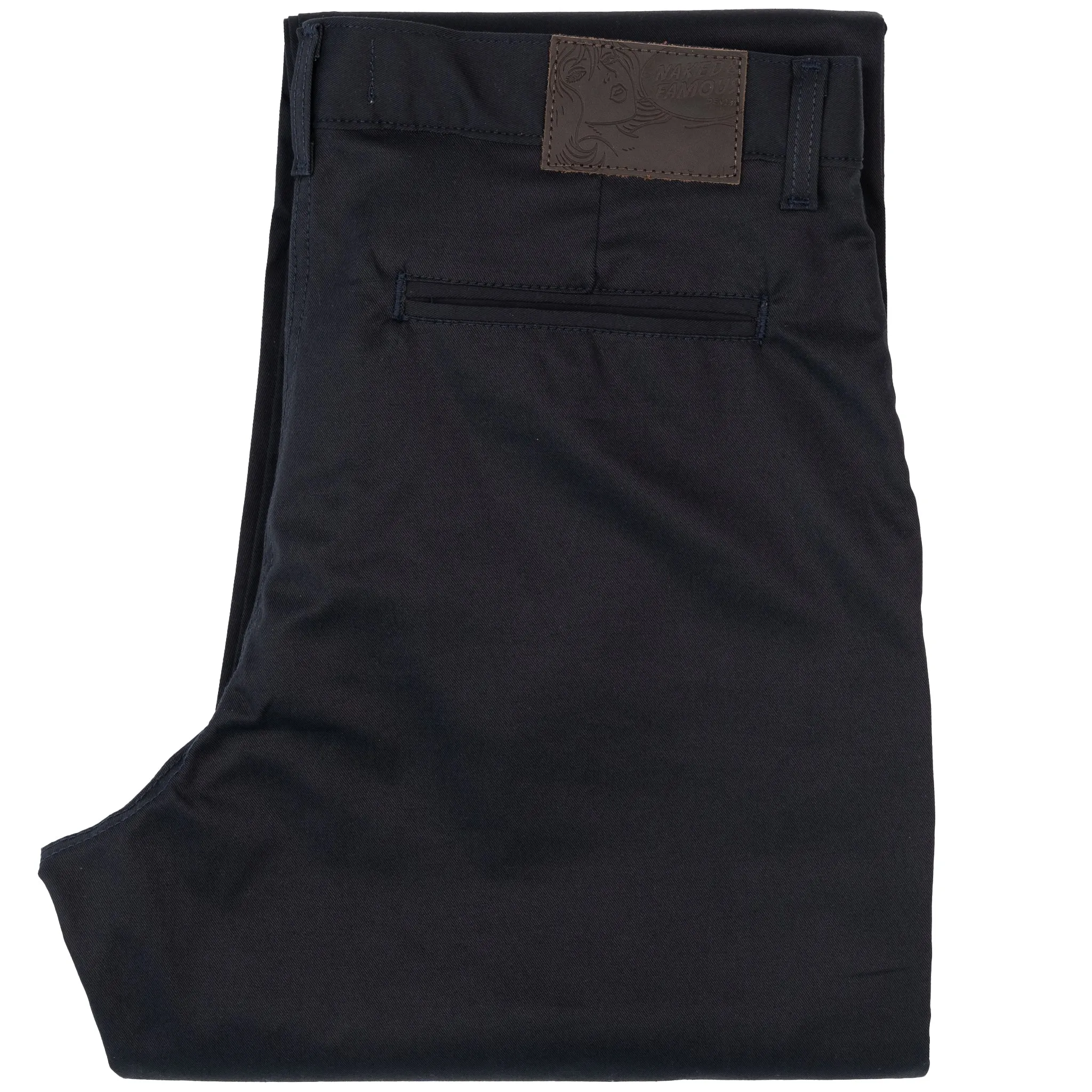 Straight Chino - Navy Stretch Twill Active Wear