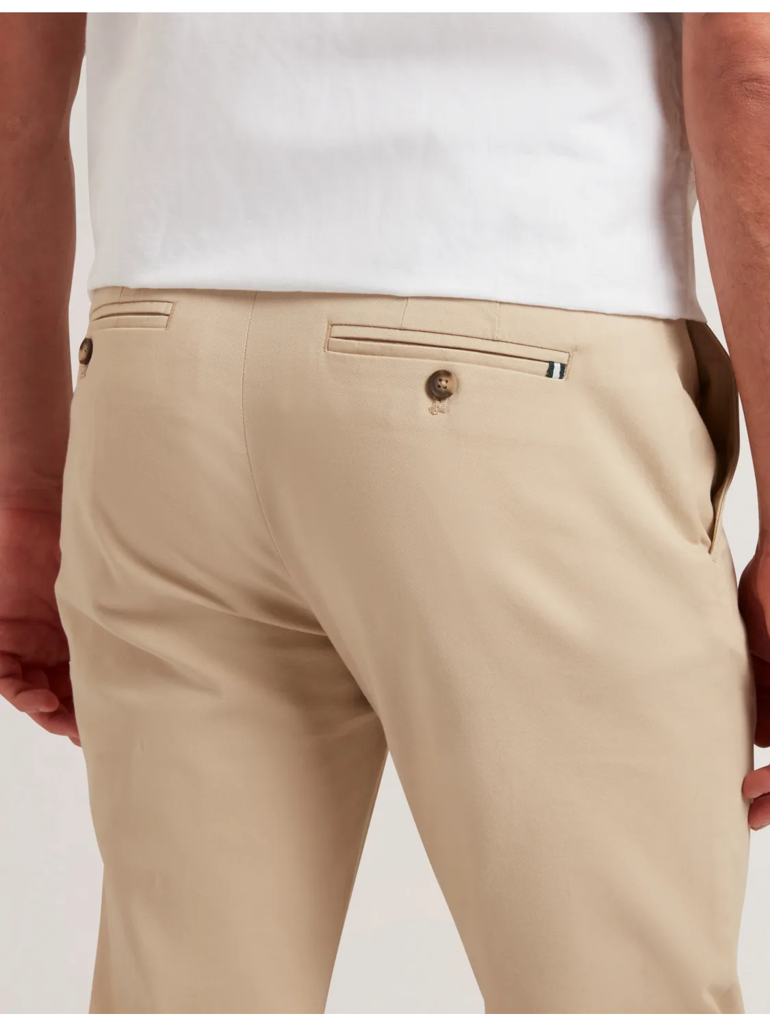 BATFORD | TAN High Waist Stretch Recyclable Fabric Blend