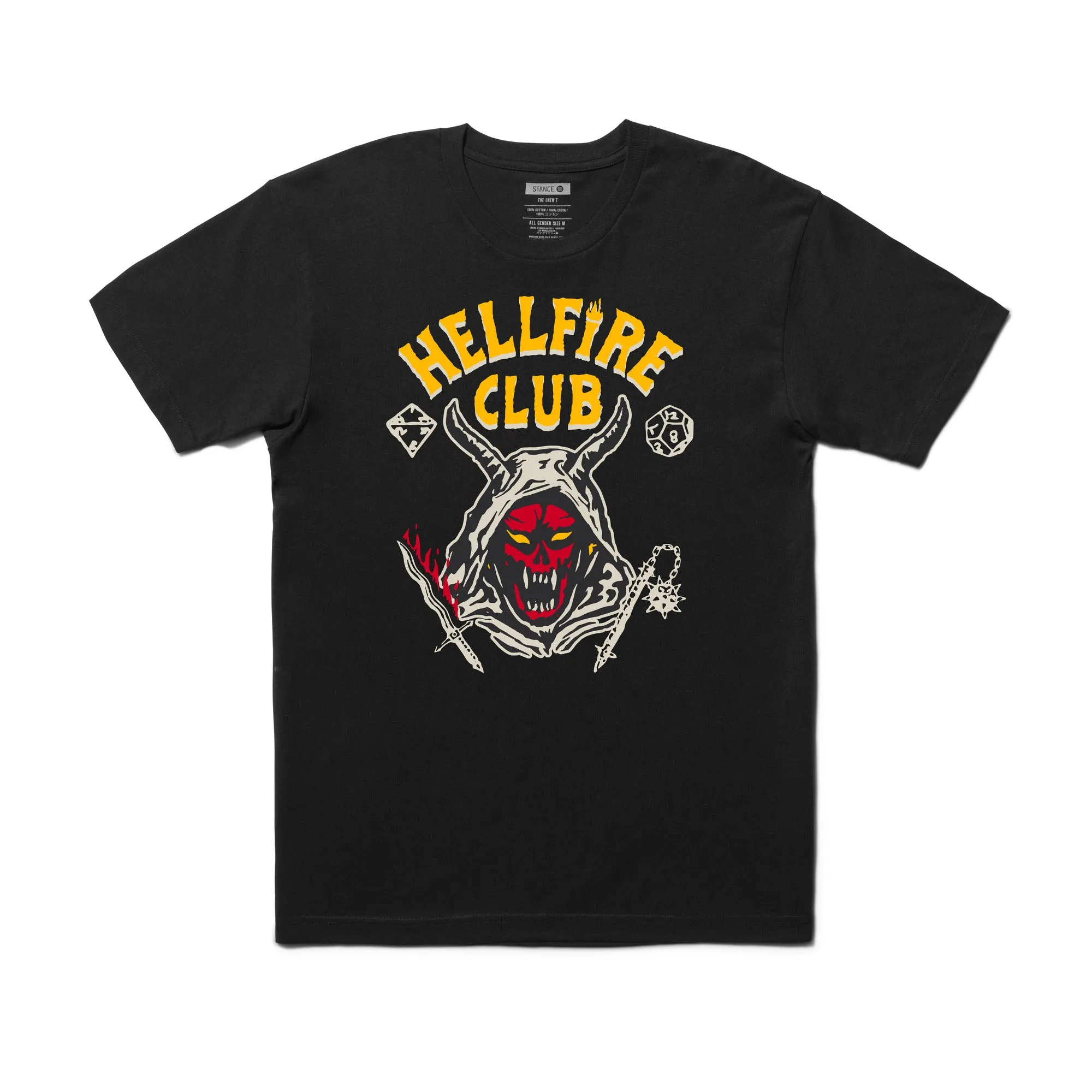 Stranger Things x Stance Hellfire T-Shirt Modern Fit