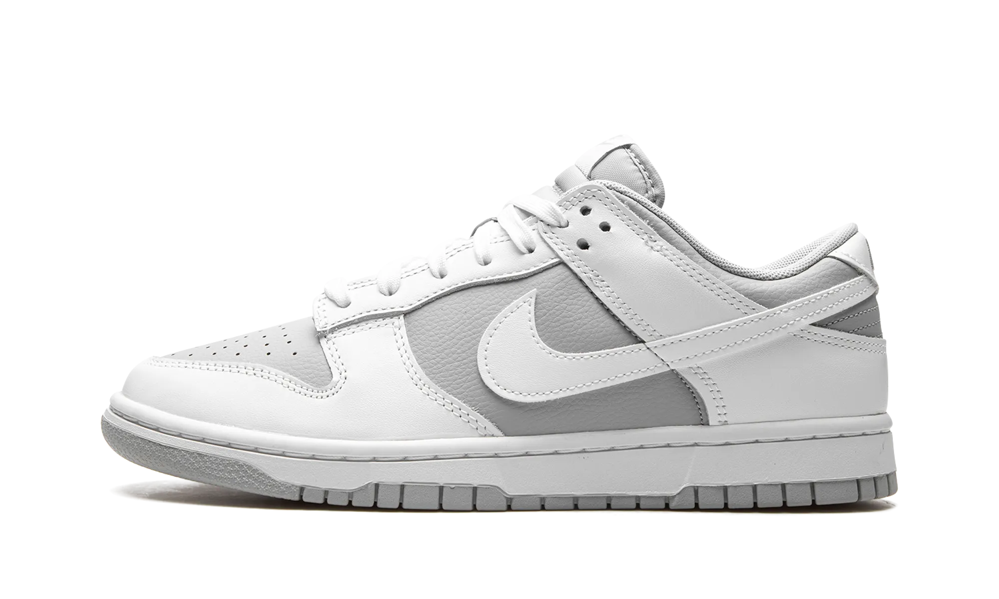 Strong Sole Stable Form Dunk Low "White / Grey"