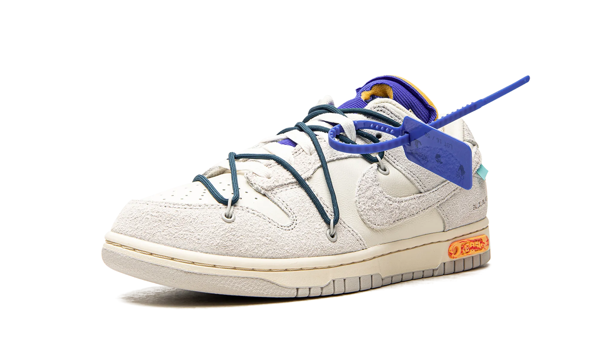 Dunk Low "Off-White - Lot 16" Durable Leather