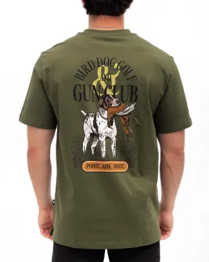 Bird Dog Club T-Shirt Floral Print UVProtectionFinish