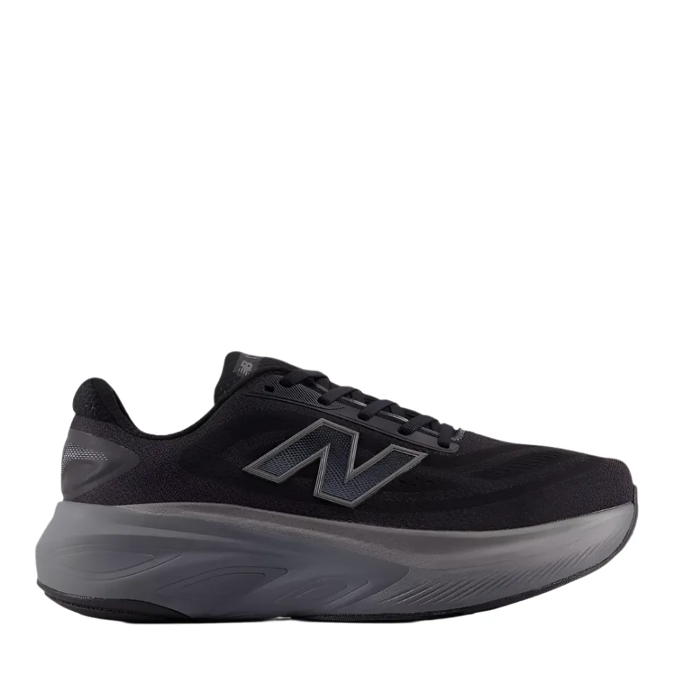 Dynamic Energy Plate social interaction New Balance Men's Fresh Foam X More v6 Running Shoes in Black/Castlerock/Black Metallic AW25