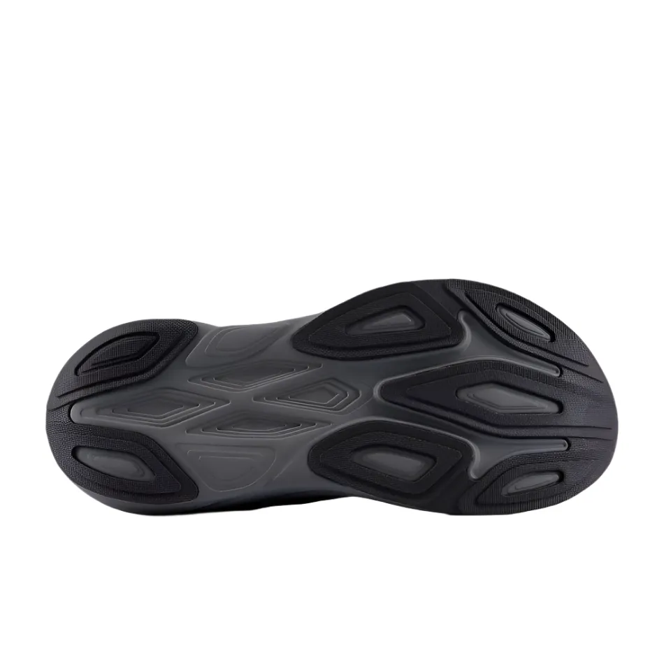 New Balance Men's Fresh Foam X More v6 Running Shoes in Black/Castlerock/Black Metallic AW25 tie - dye - design shoes