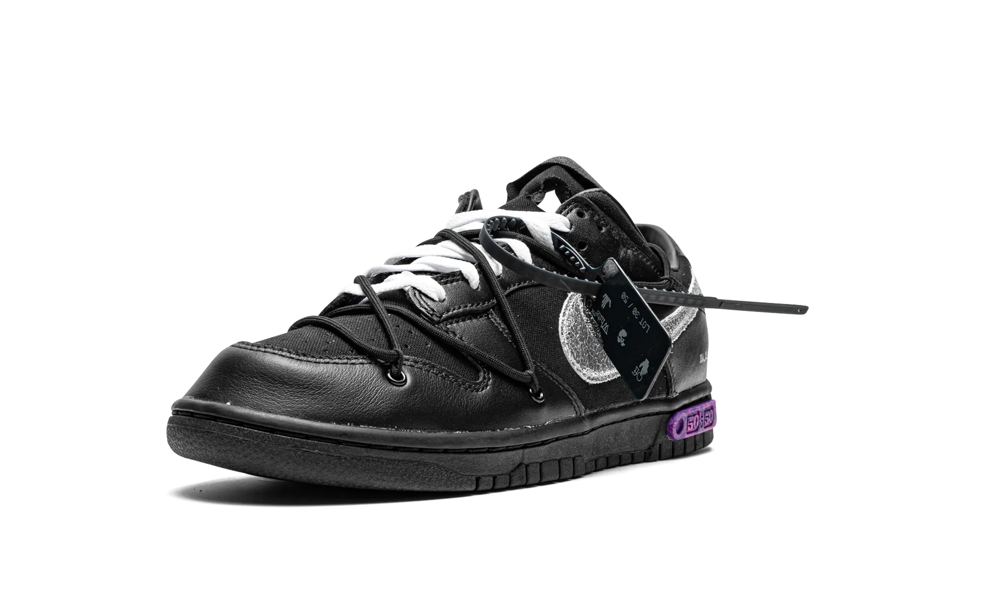 Light Traction Skate Lifestyle Dunk Low "Off-White - Lot 50"