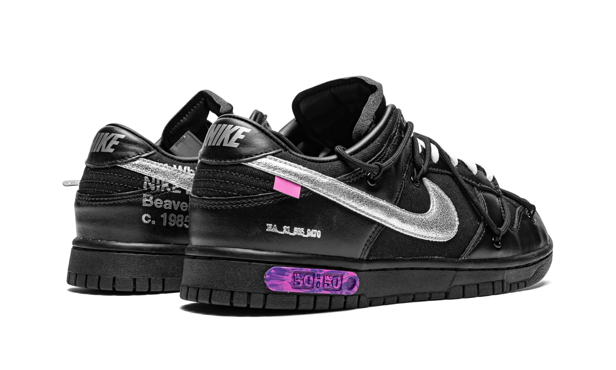 Dunk Low "Off-White - Lot 50" Comfortable ankle support