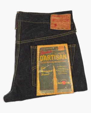 Studio D'Artisan SD-108 15oz Selvedge Relaxed Tapered Mens Jeans - Onewash Timeless Piece On-the-Go Look