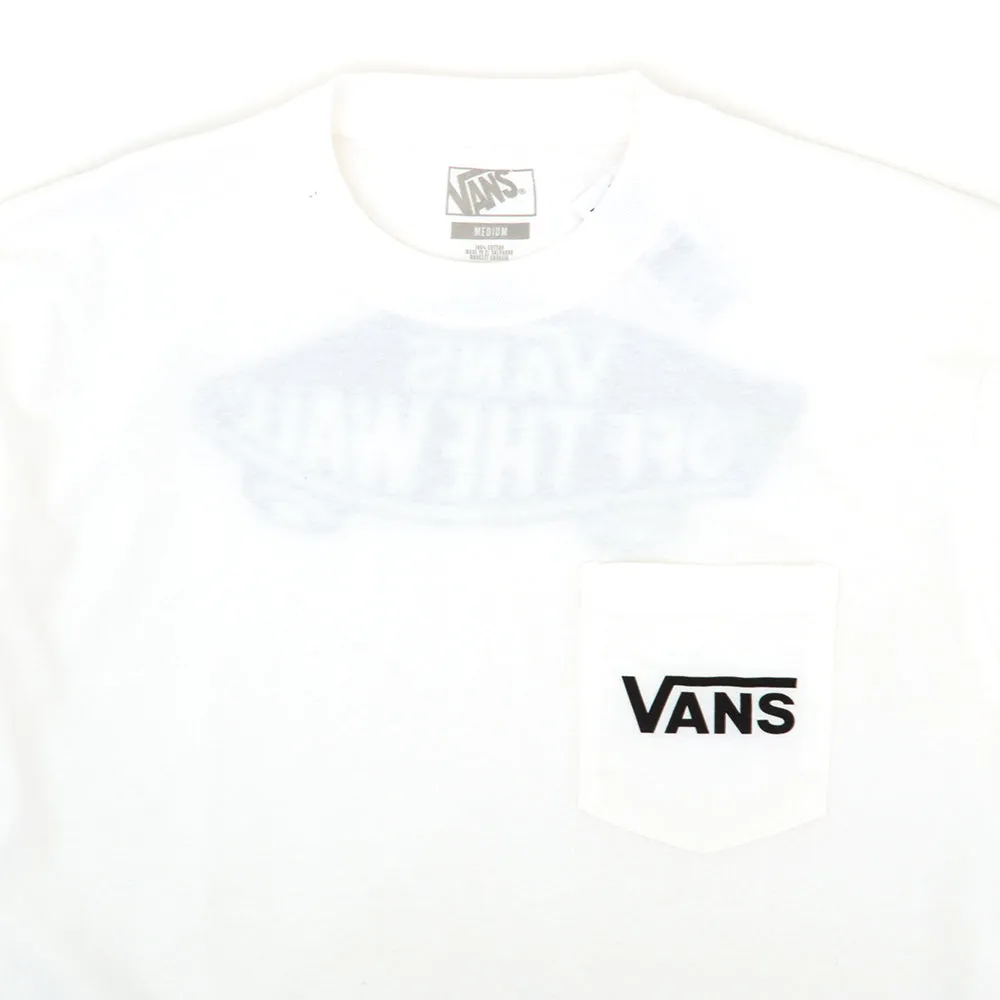 Cozy Hug Style 76 Back S/S T-Shirt (White / Black) VBU