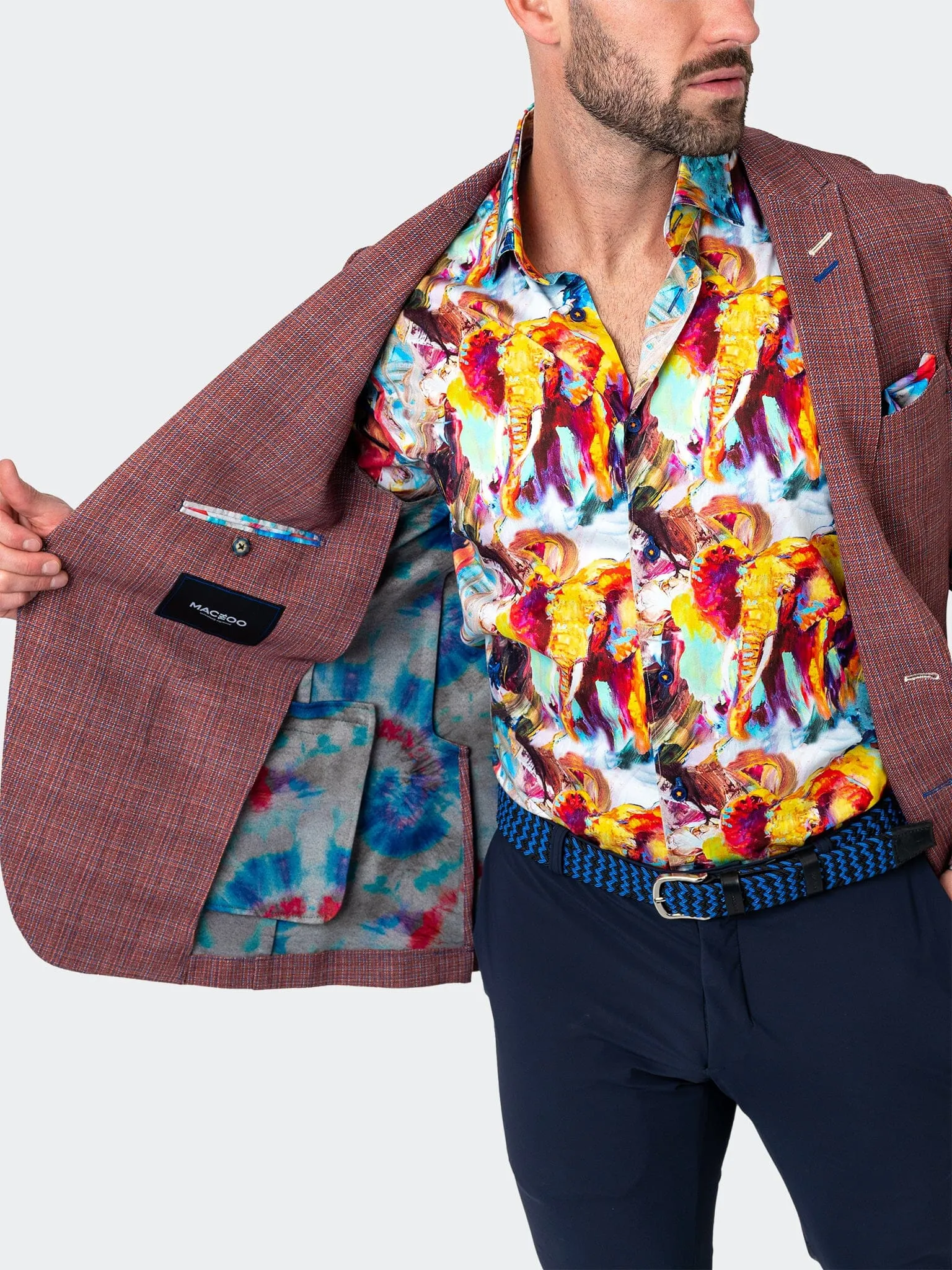 Thermal Retention Layer Thermal Core Technology Blazer Unconstructed Preppy Orange