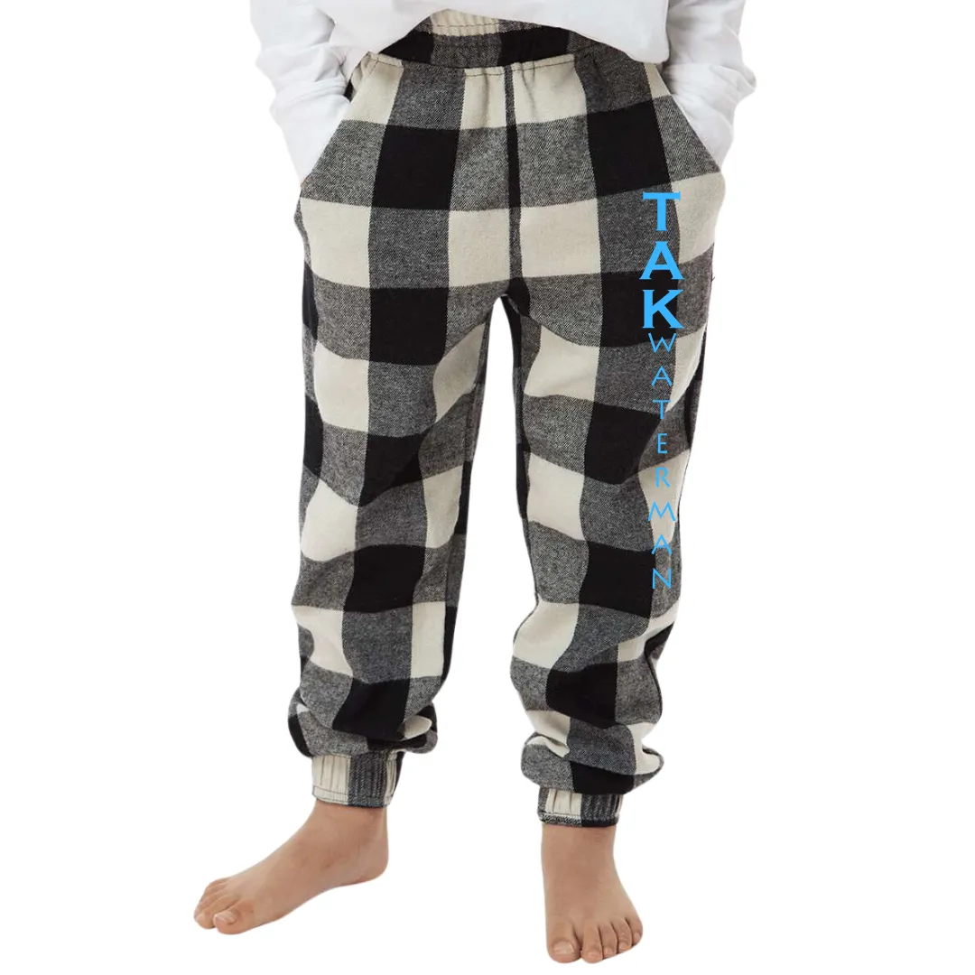 HiddenPockets Gusseted Crotch Youth Flannel Joggers