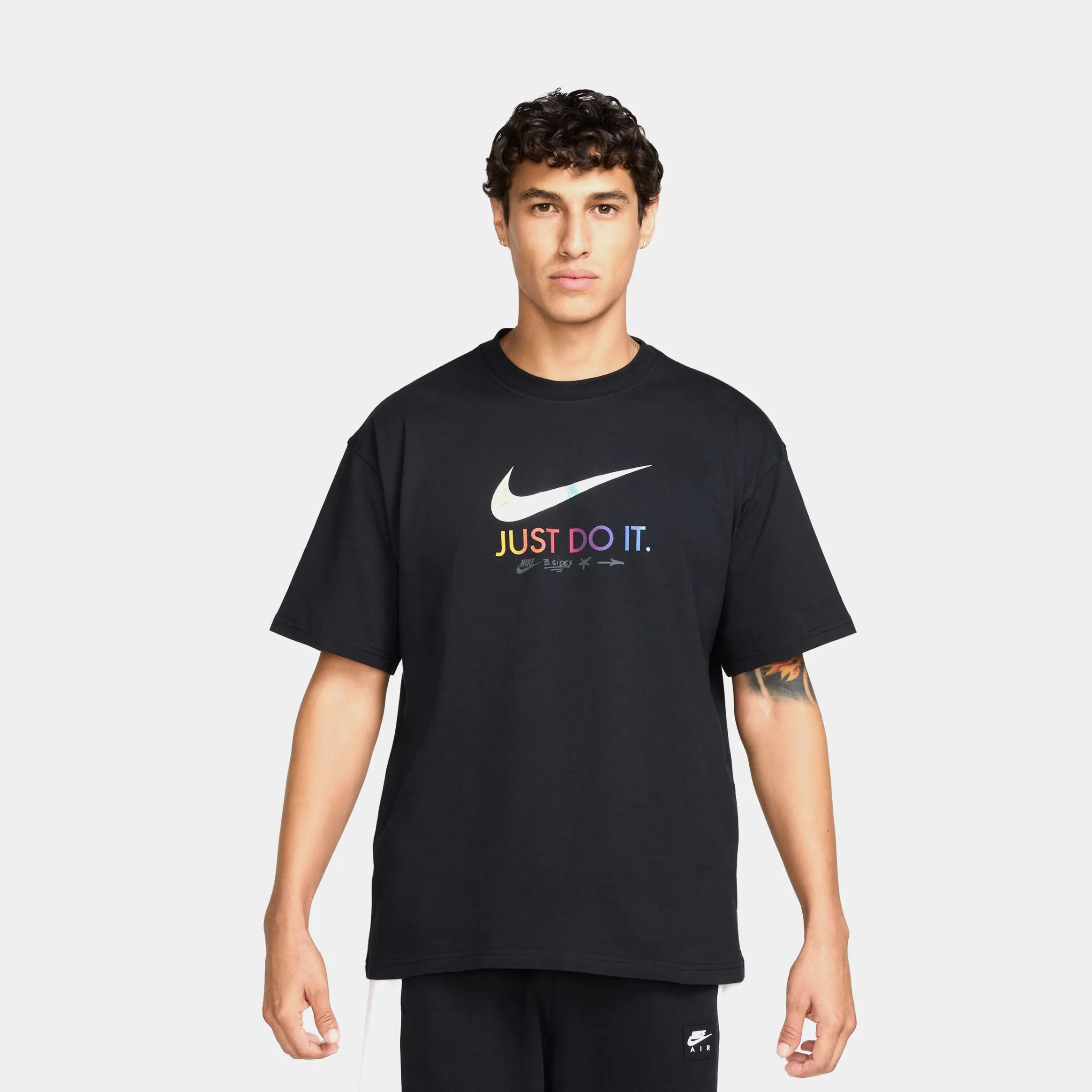 NSW Max 90 OC Mixtape Mens Short Sleeve Shirt (Black) Fashionable Fit Timeless Layer