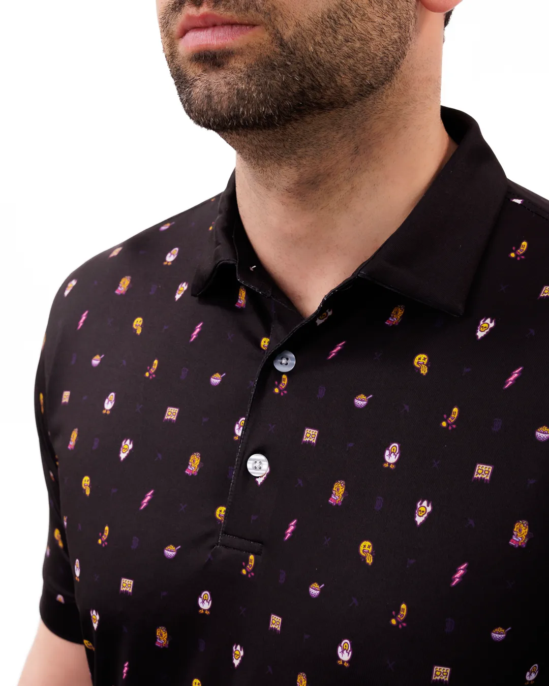 Sunday Scramble Men's Polo - Waggle x Drekker Collection High-End Finish Adjustable Cuffs