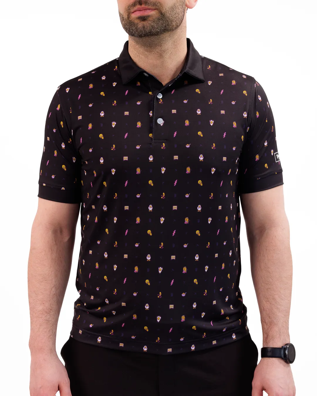 Sunday Scramble Men's Polo - Waggle x Drekker Collection Evening Elegance Bold Statement