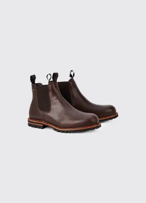 Offaly Mens Ankle Boot - Mahogany Flex Groove Engineering