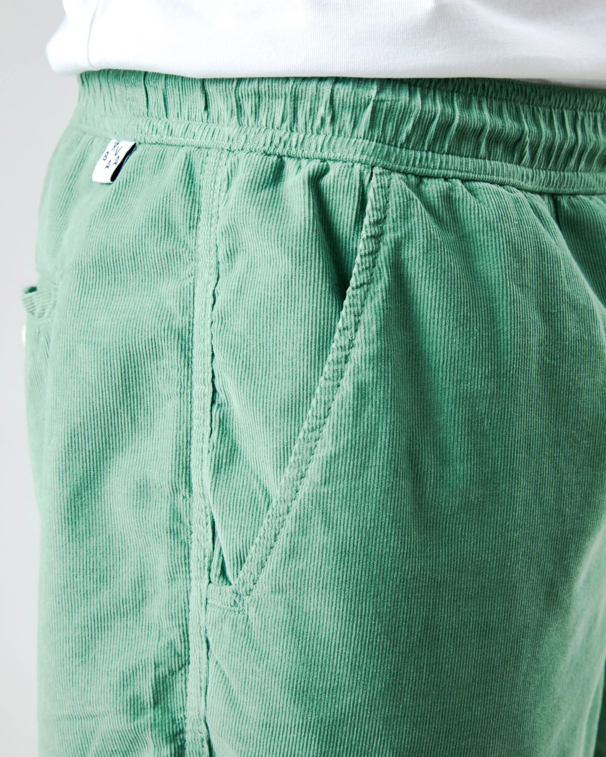 Baby Cord Short Light Green Daily Layer