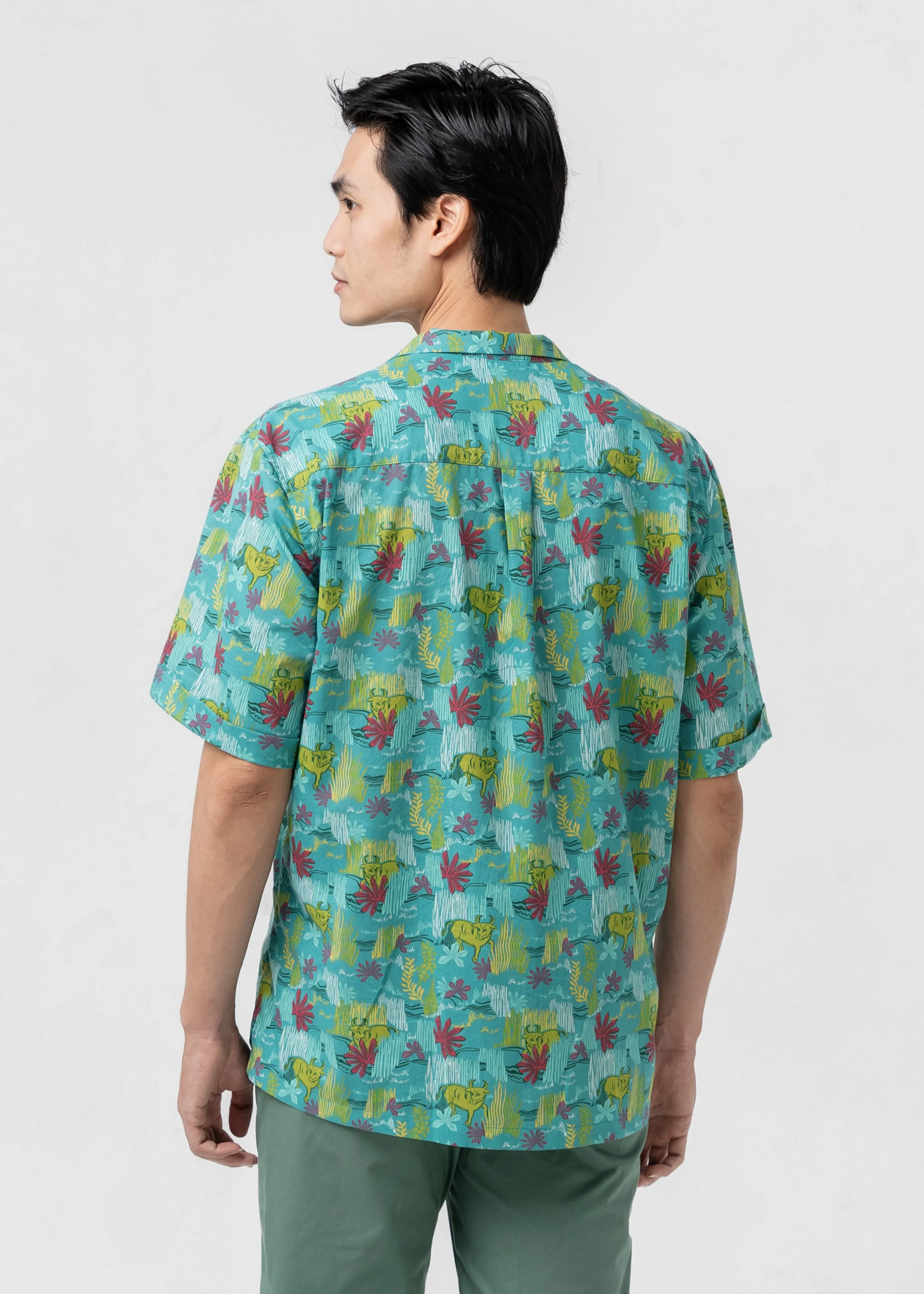DRACO - TROPIC BUFFALO Double Stitched Hems