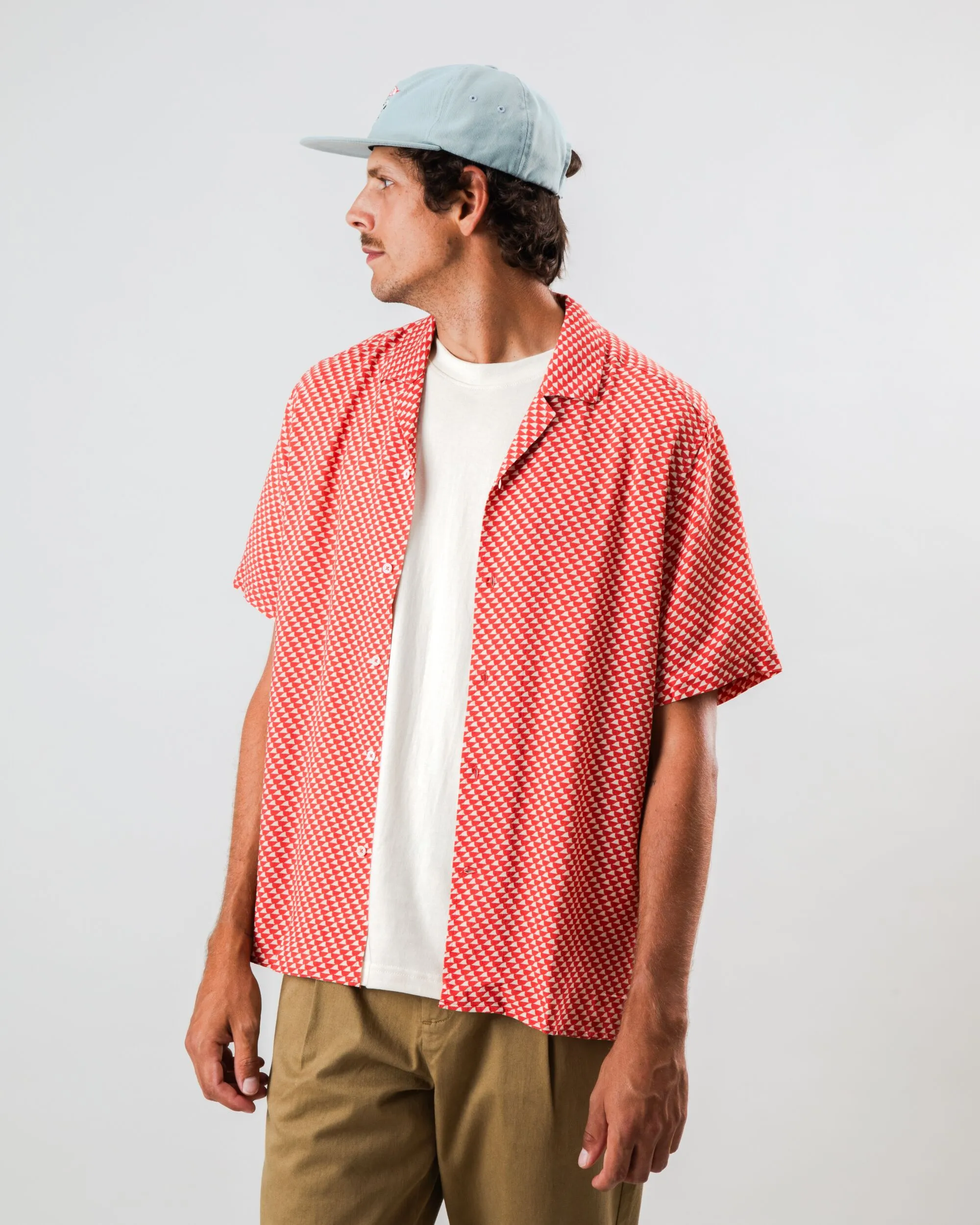 Tramuntana Aloha Shirt Red Summer Vibes