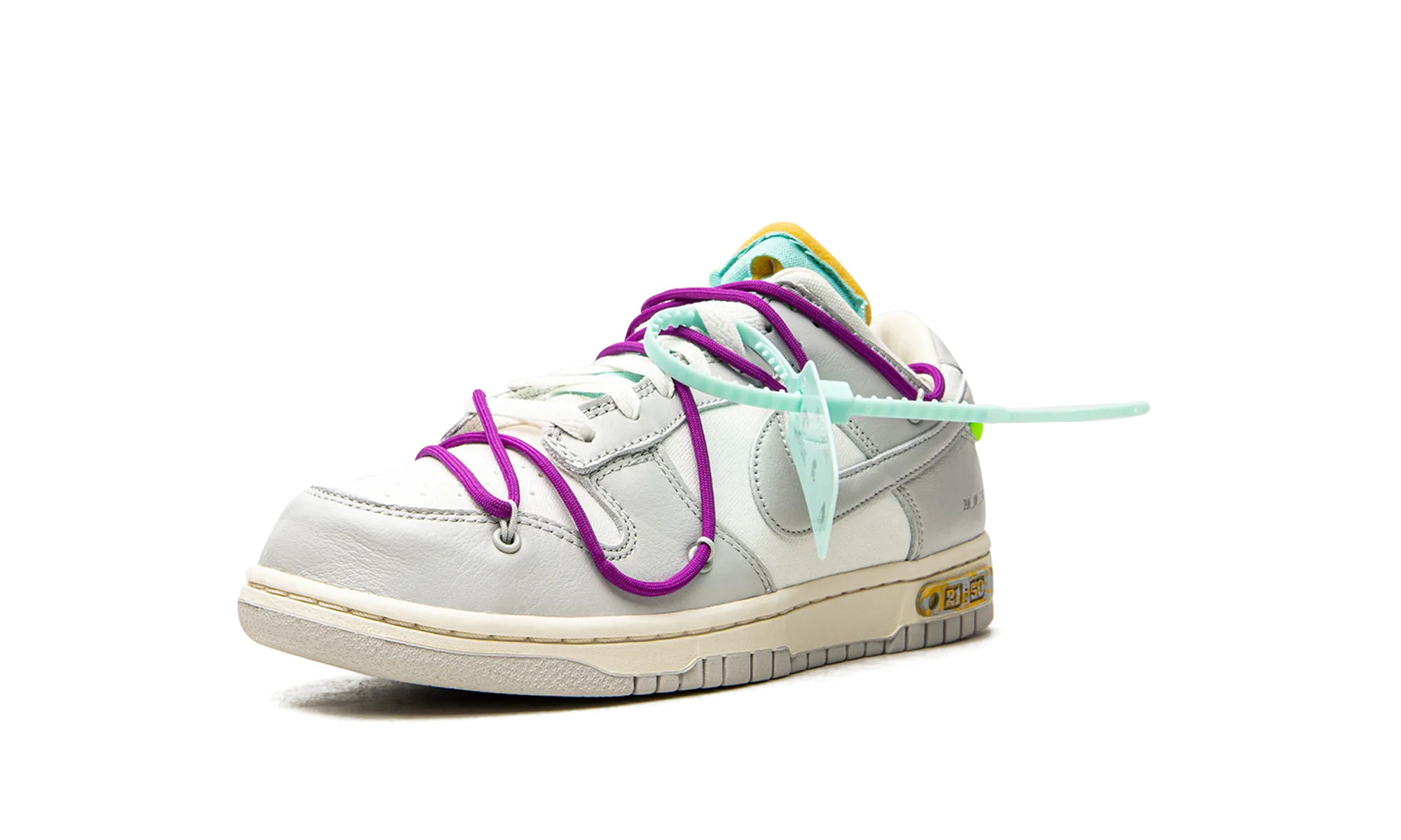 Dunk Low "Off-White - Lot 21" Heritage Style Impact Resistance