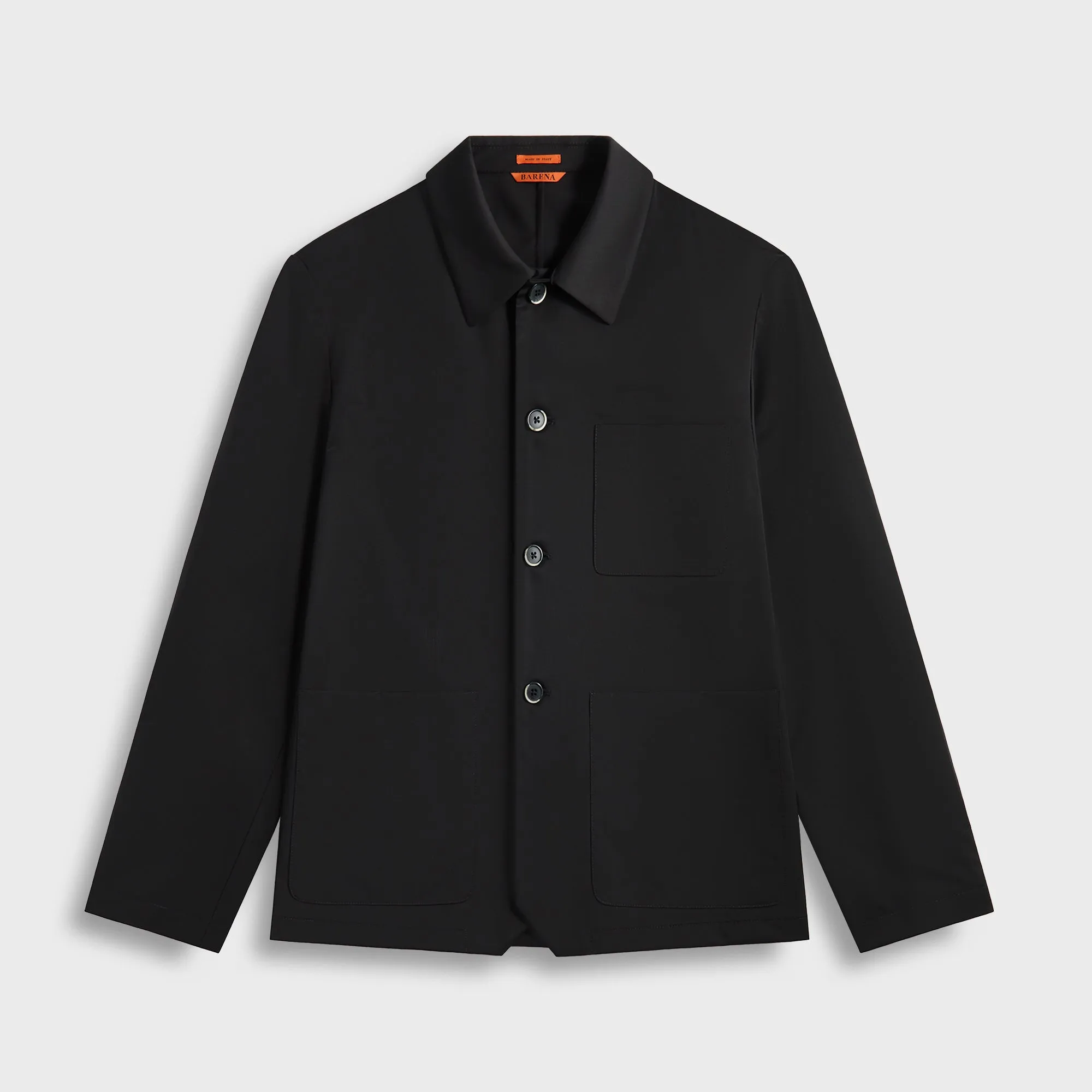 Barena Overshirt Visal Novento - Nero wrinkle free