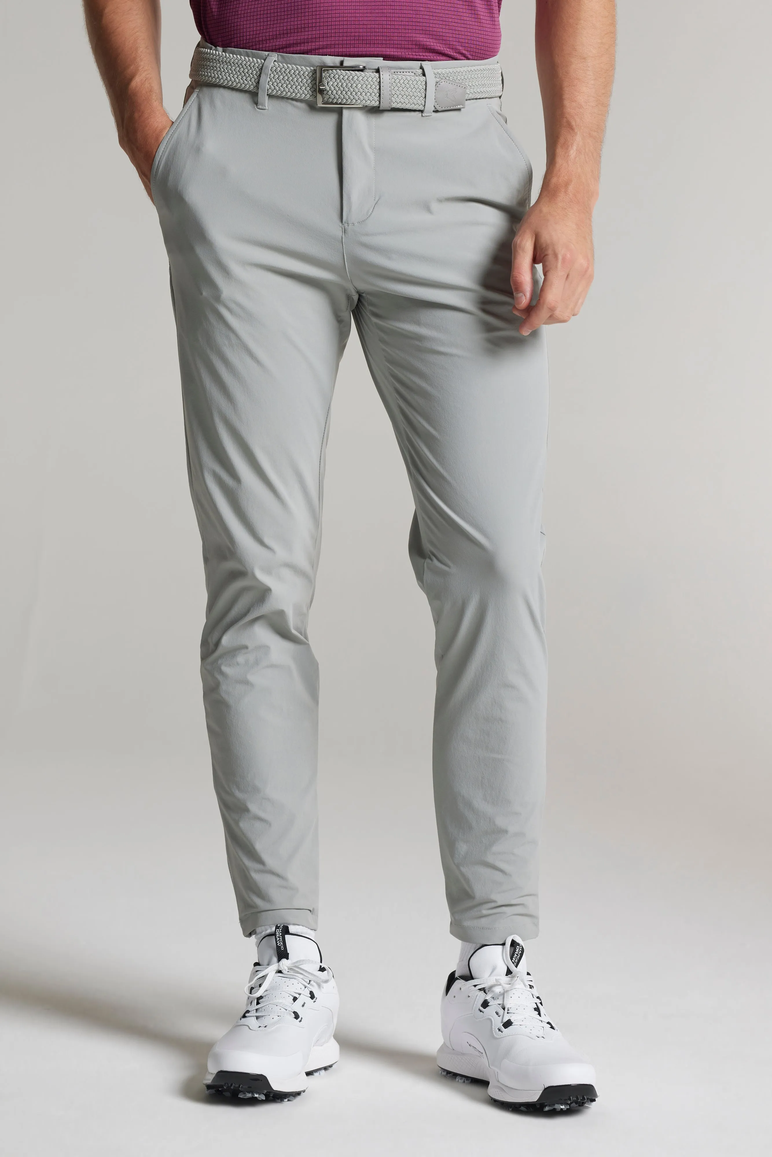 Dynamic Stretch Golf Trousers - Driver Grey Relaxed Comfort Fit