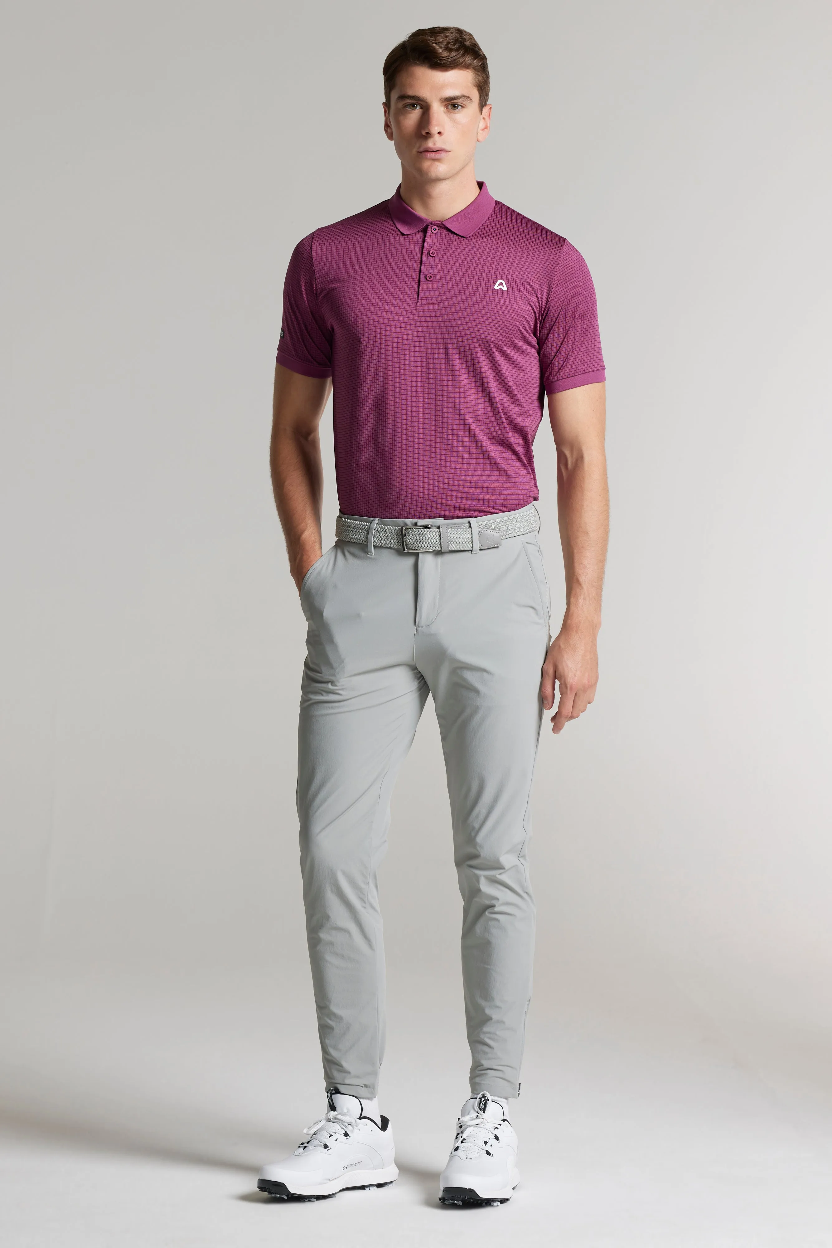 Dynamic Stretch Golf Trousers - Driver Grey Cold Weather Wear Casual Look