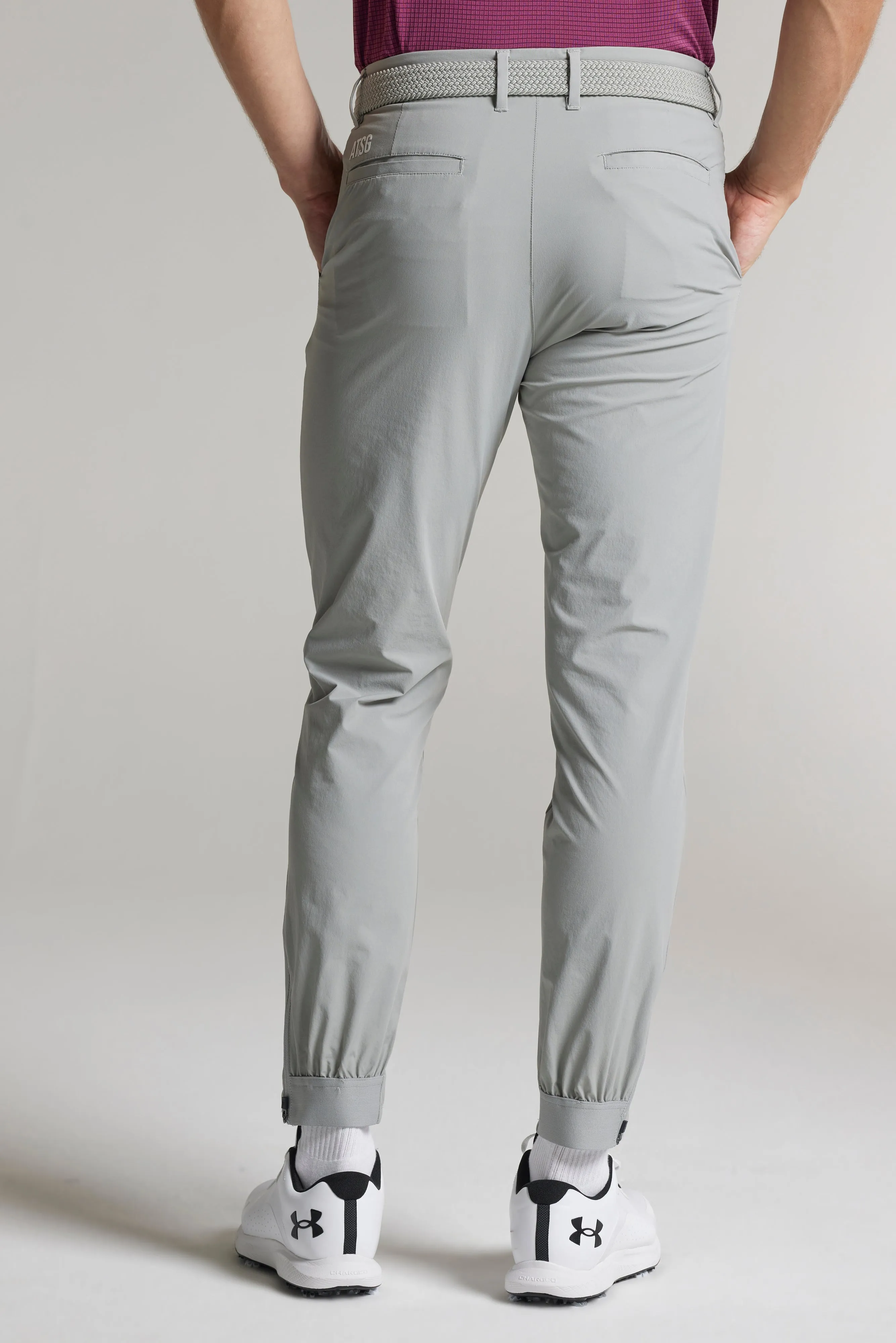 Dynamic Stretch Golf Trousers - Driver Grey Non Iron Technology OdorResistantFinish