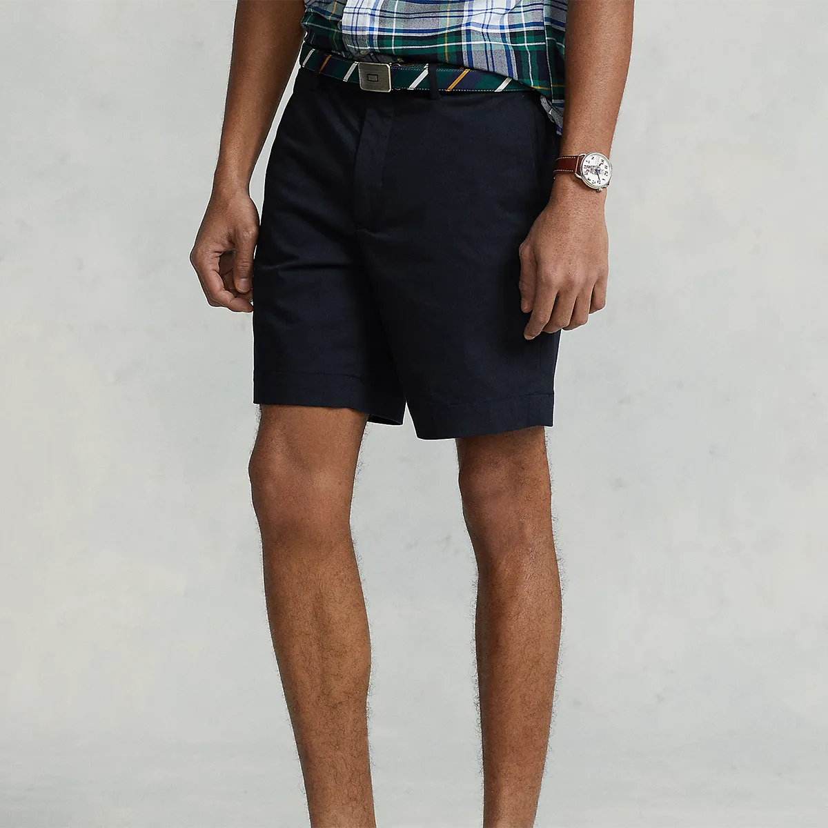 Comfortable Wear Body Fit Polo Ralph Lauren - Stretch Straight Fit Shorts in Navy