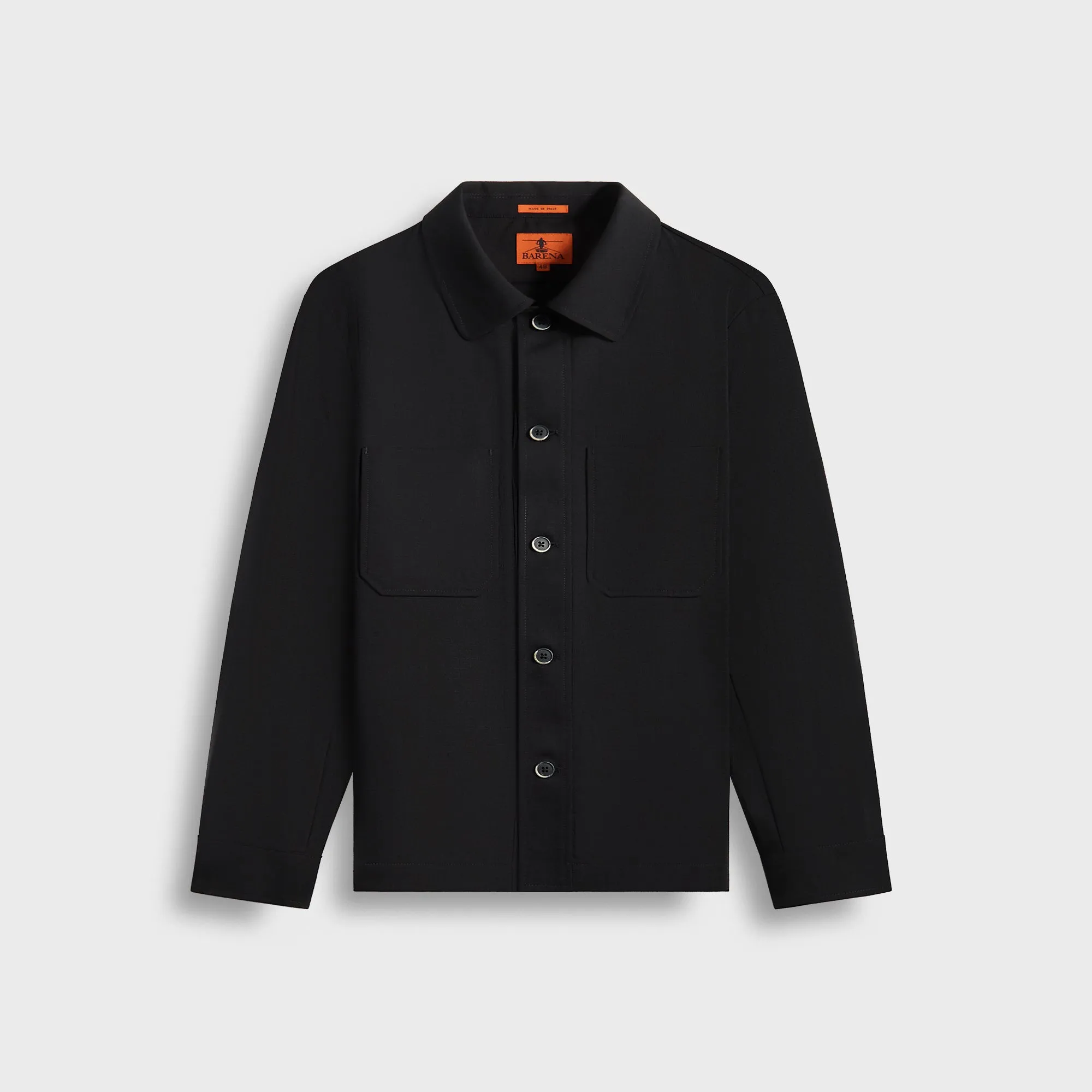 Windproof Technology Barena Overshirt Capitan Crielo - Nero