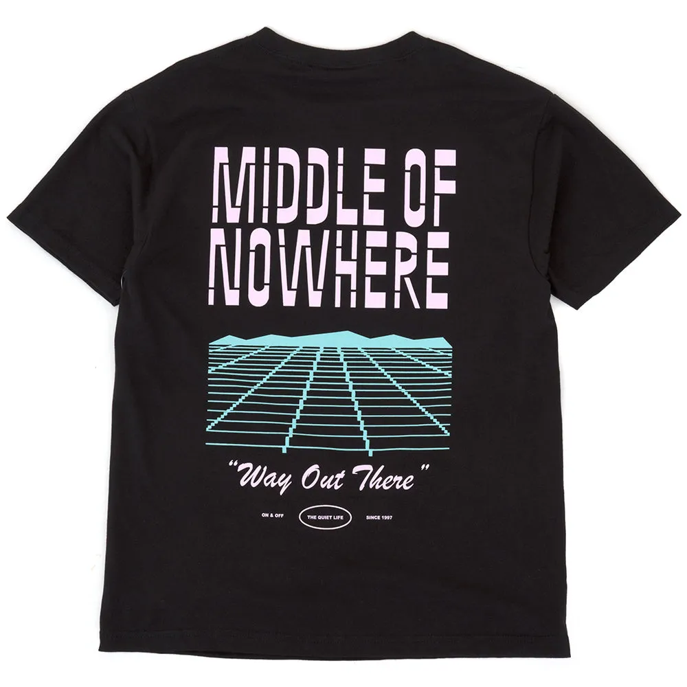 Landscape S/S T-Shirt (Black) Quick Dry Performance Fresh Vibes