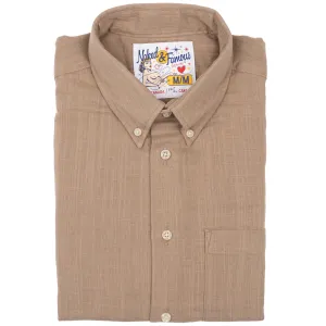 Easy Shirt - Double Weave Slub Gauze - Sand Timeless Appeal