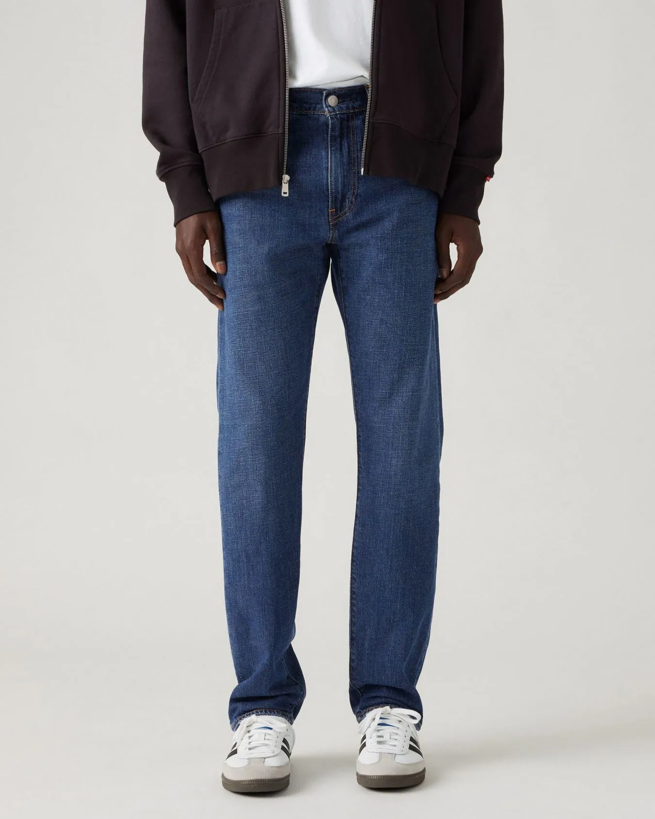 Motion Ease Mid Rise Fit Levi's? 511 Slim Fit Linen  Denim Mens Jeans - Part The Sea Lightweight