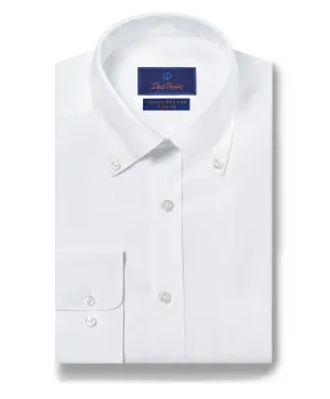 TBDP05112110 | White Pinpoint Oxford Non-Iron Dress Shirt Striped Design