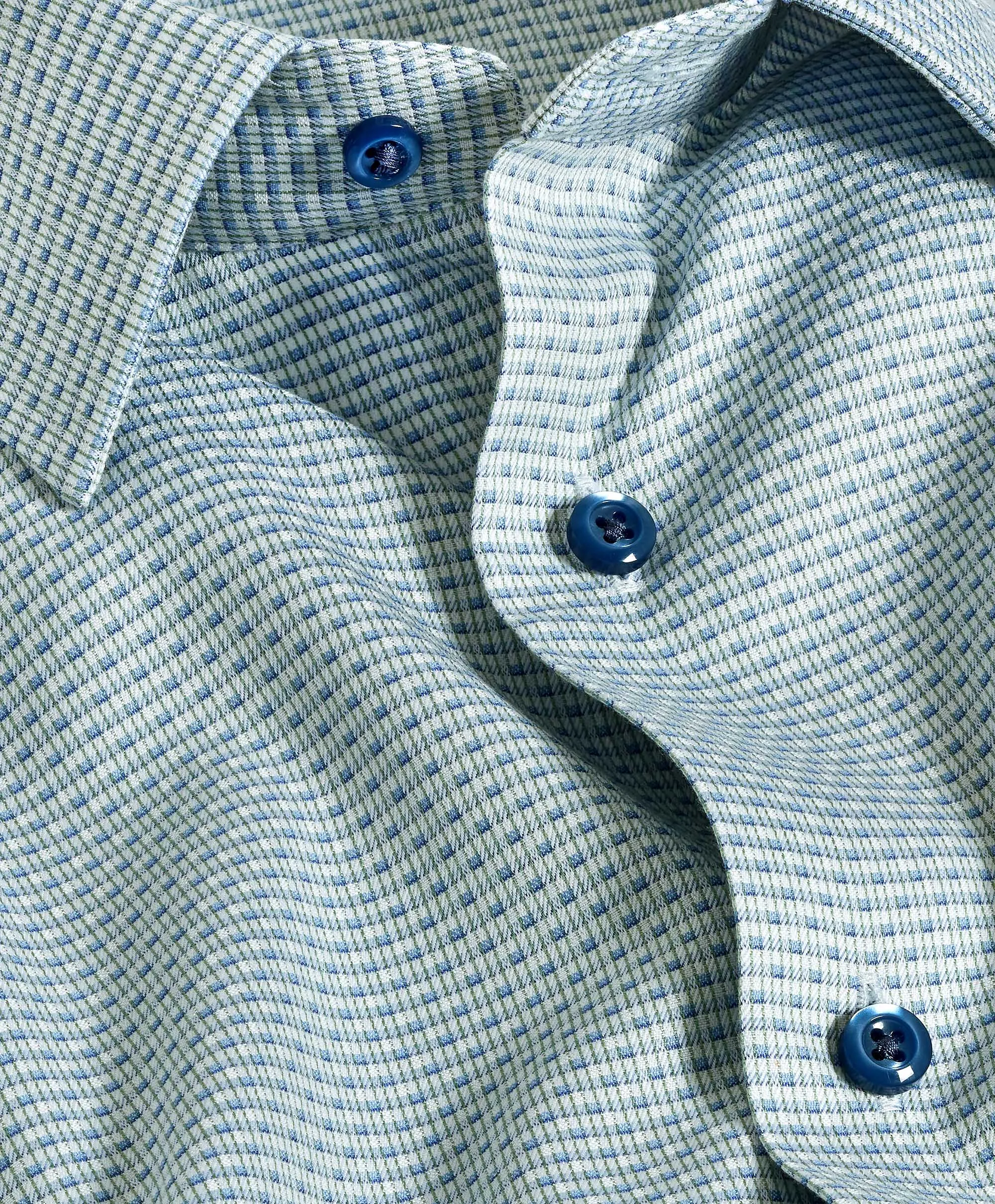 Tailored Fit TBSP11002337 | Sage & Blue Micro Ombre Dress Shirt