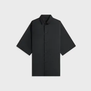 ReinforcedElasticHem Teatora Doctoroid Wide Shirt - Black