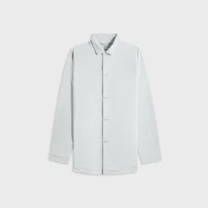 Teatora Dual Divisor Wide Shirt - Ice Blue Wind Resistant Coating Adjustable Hood