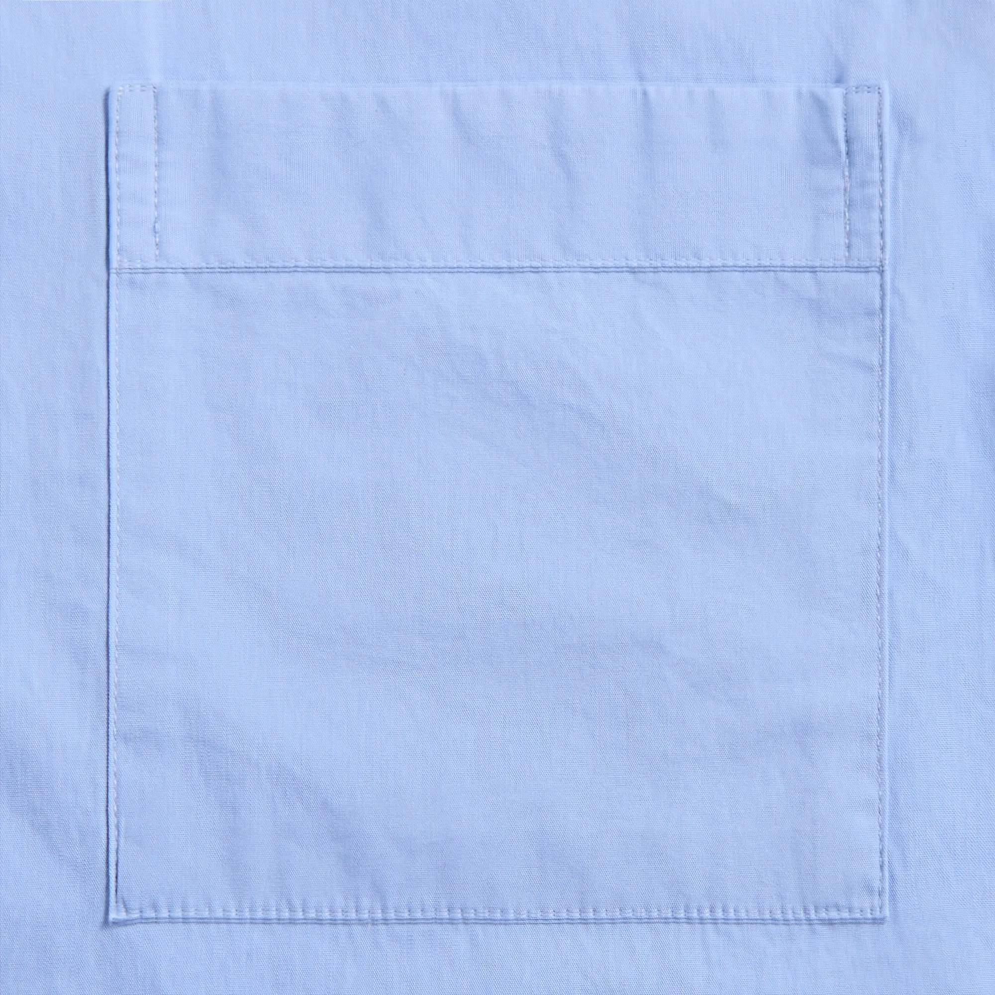 Fall Outfit Tekla Poplin Long Sleeve Pyjama Shirt - Solid Cornflower