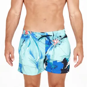 ID10157-Hom Beach Boxer-Aqua Print Comfy Fit