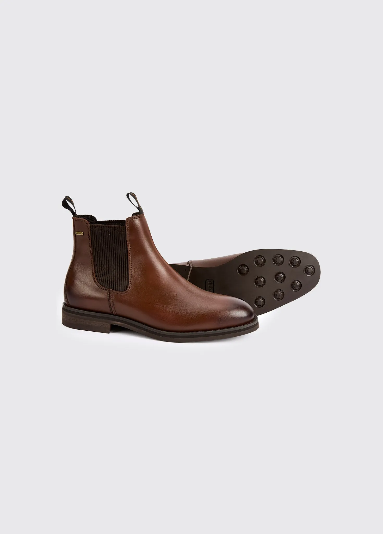 rubber Kells Men's Chelsea Boot - Brown