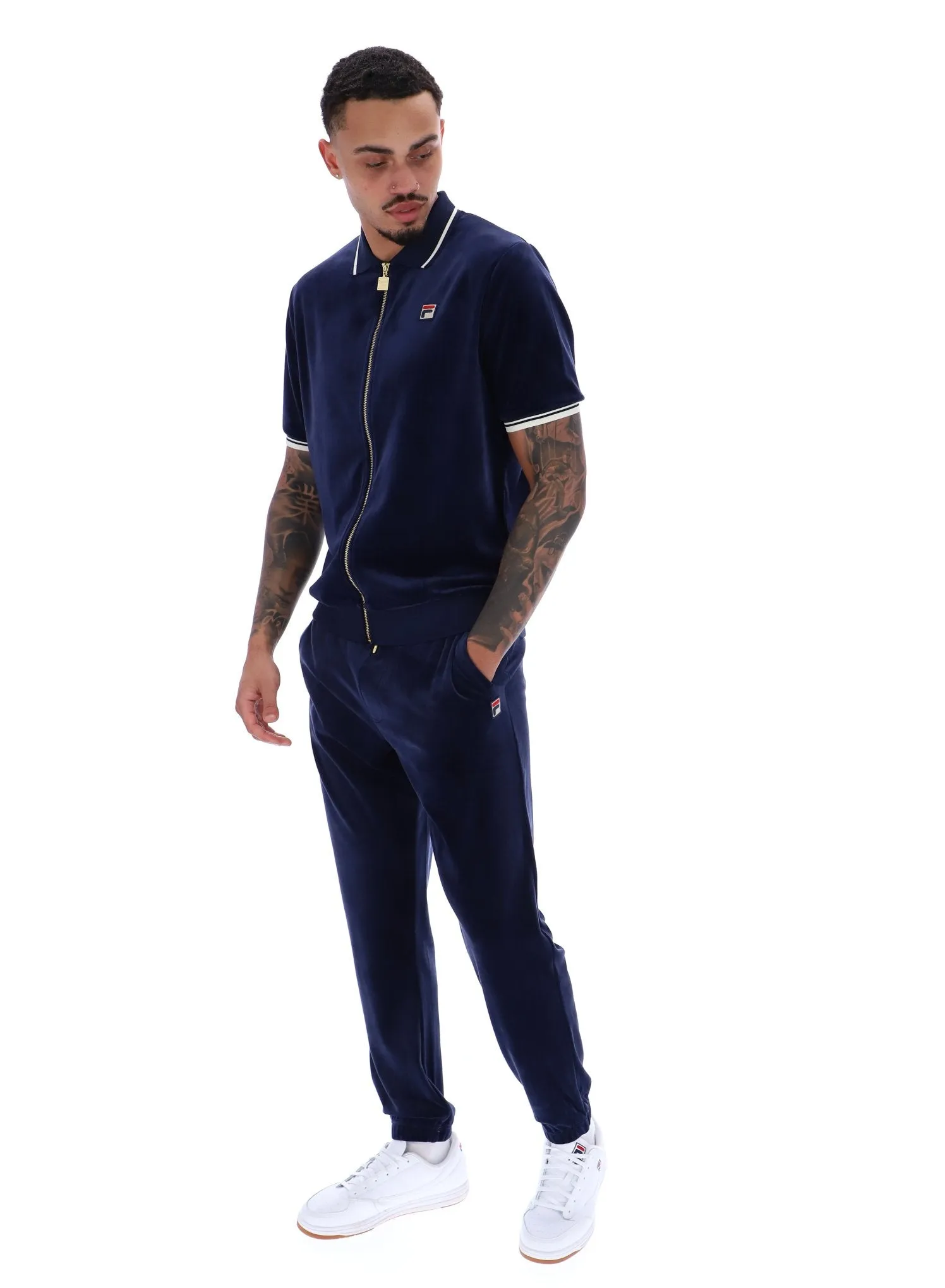 Durable Knit Structure Fade Resistant Print Terry Velour Polo