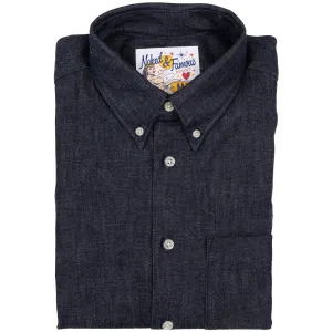 Versatile Piece Relaxed Vibe Easy Shirt - Slub Nep Denim