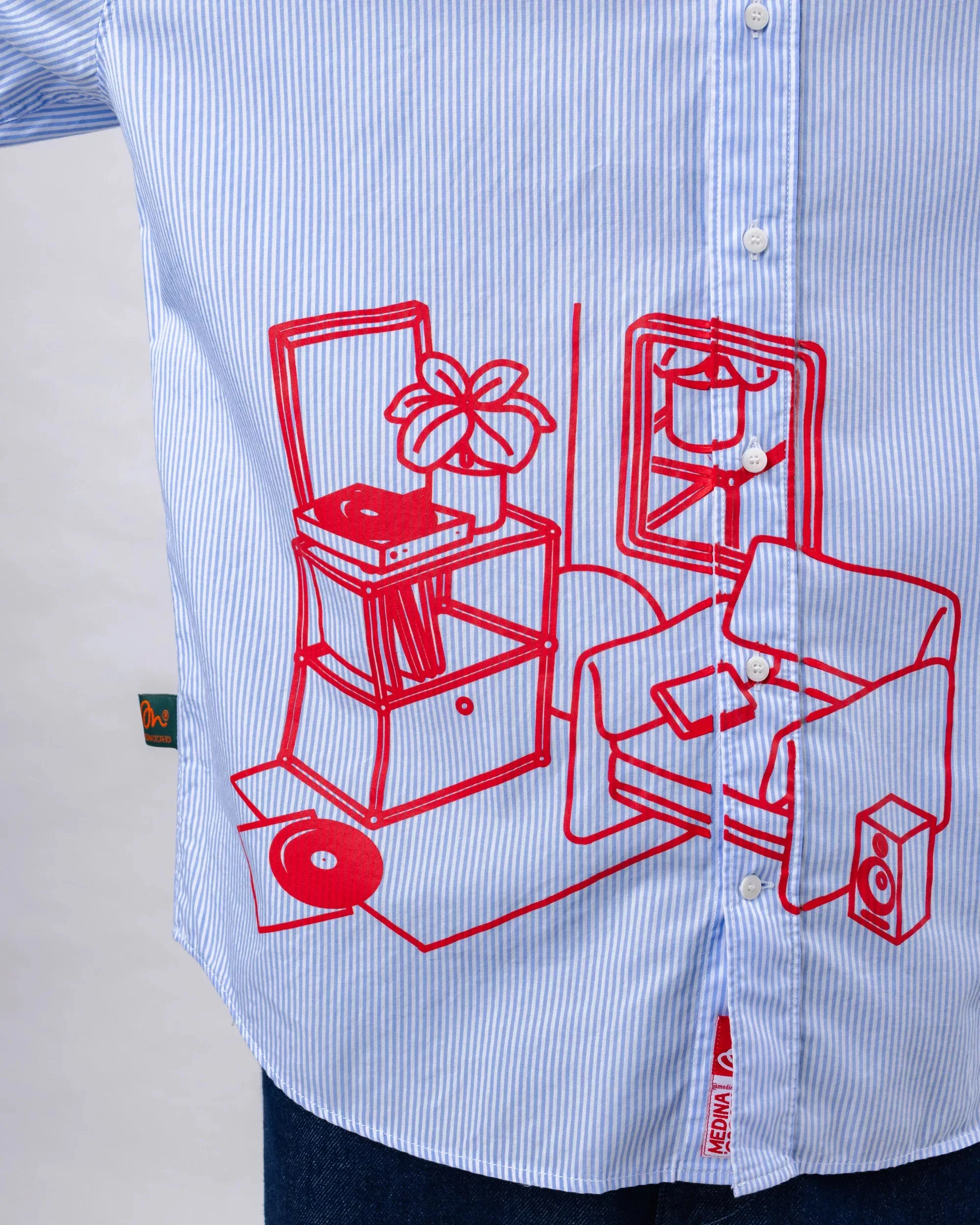 Tagless Design The Indoor Society Stripes Shirt