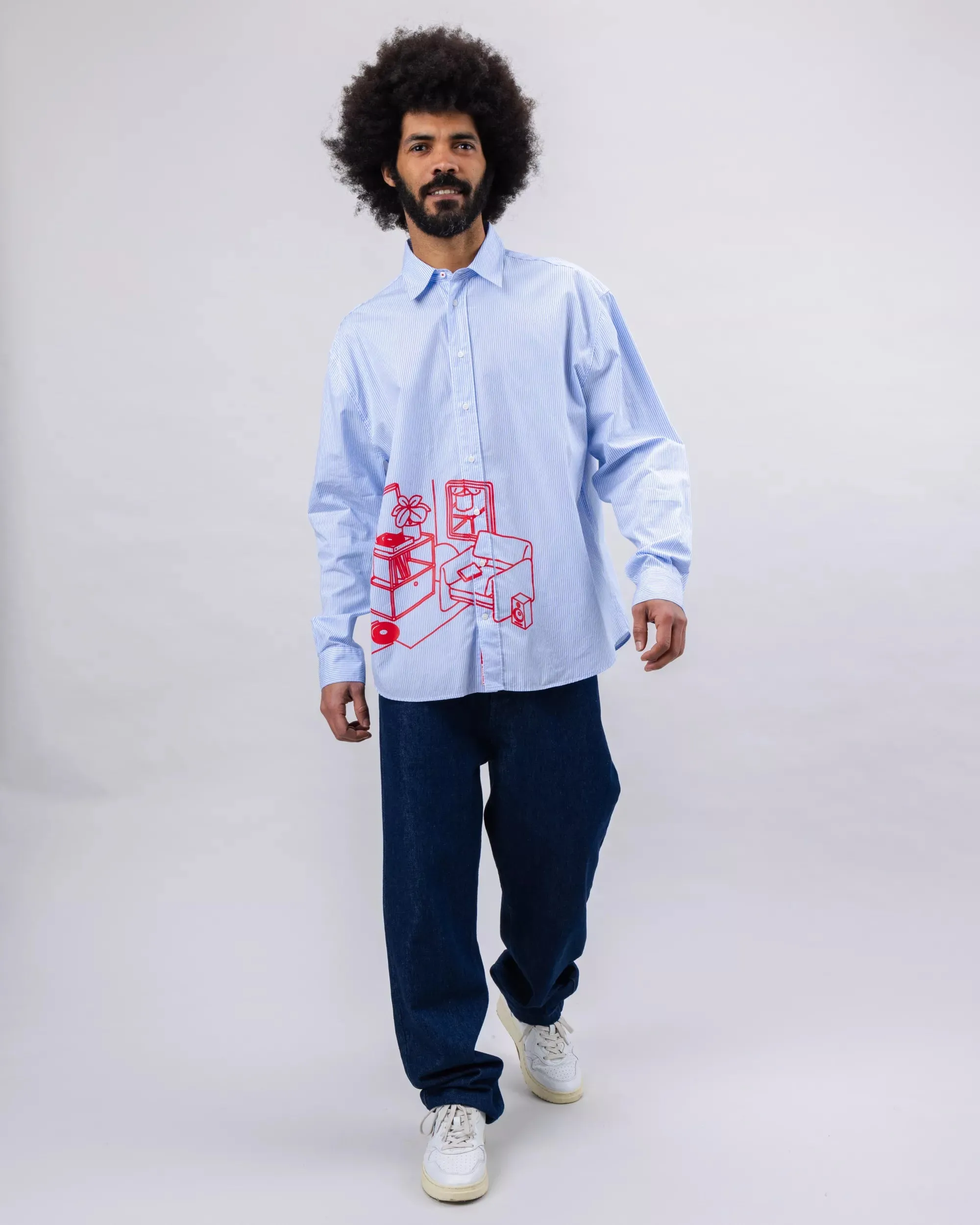 The Indoor Society Stripes Shirt Bold Prints