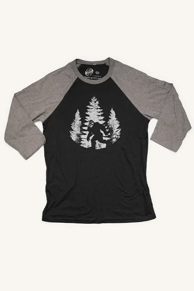 No Slip Shoulder Design The Ultimate Outsider Sasquatch Baseball Shirt (Unisex)